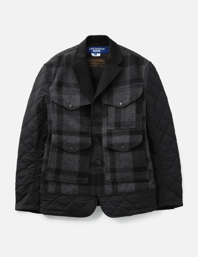 JUNYA WATANABE MAN X FILSON CHECKED QUILTED COAT 1