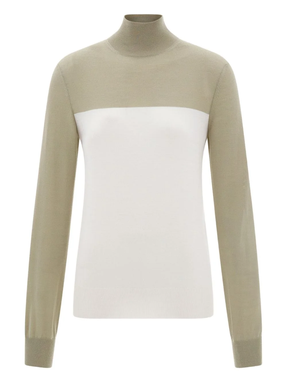 colour-block sweater - 1