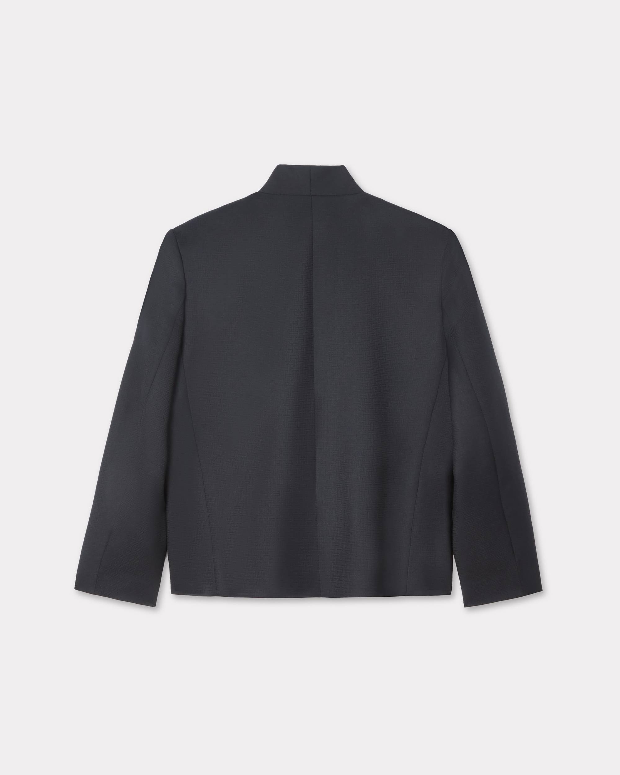 'KENZO Weave' kimono blazer in wool jacquard - 2