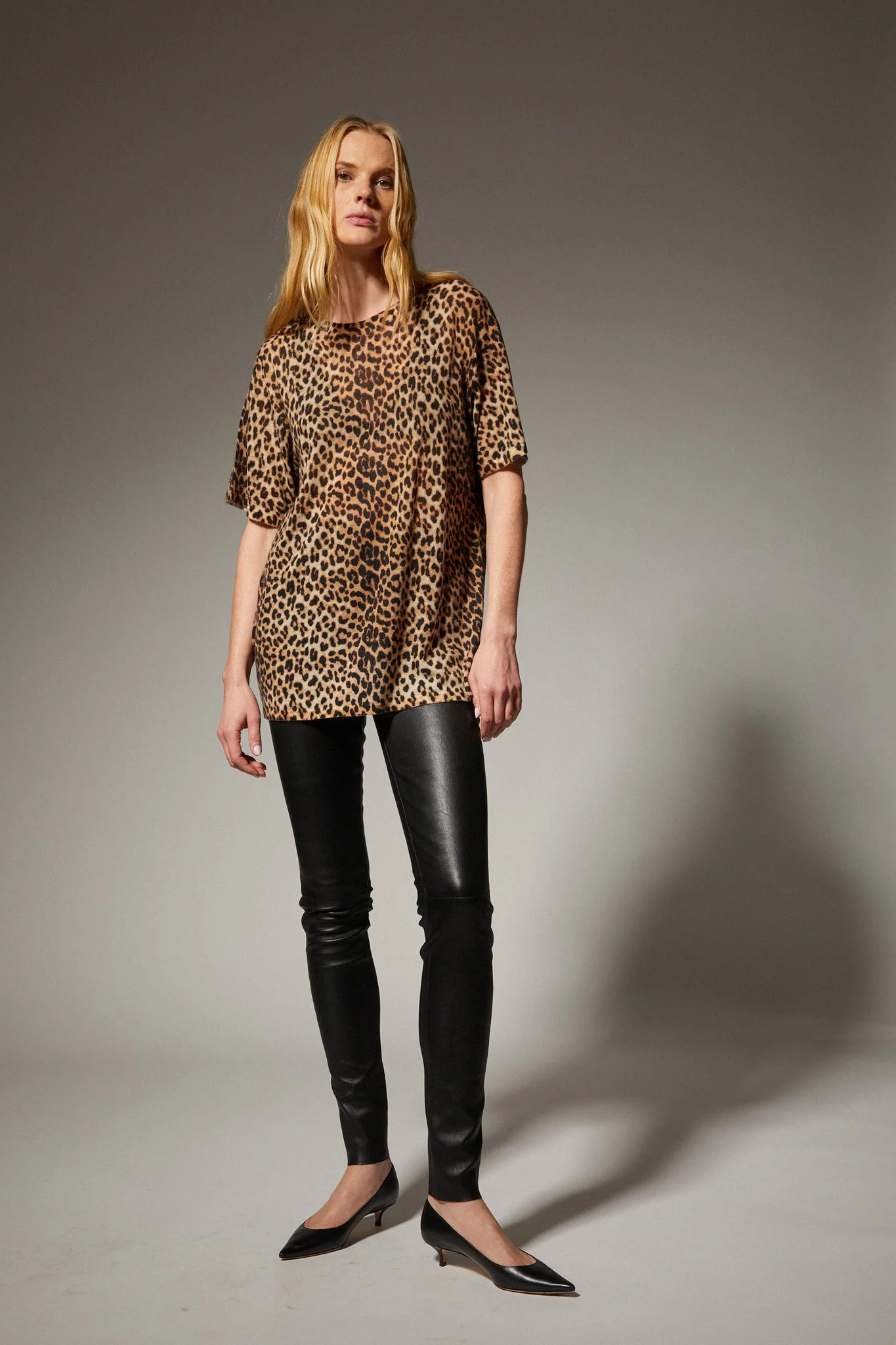 LEATHER SKINNY LEGGING - 1