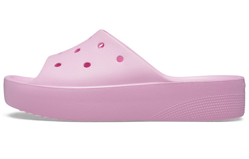 crocs (WMNS) Classic Platform Sandals 'Pink' 208180-6S0 outlook