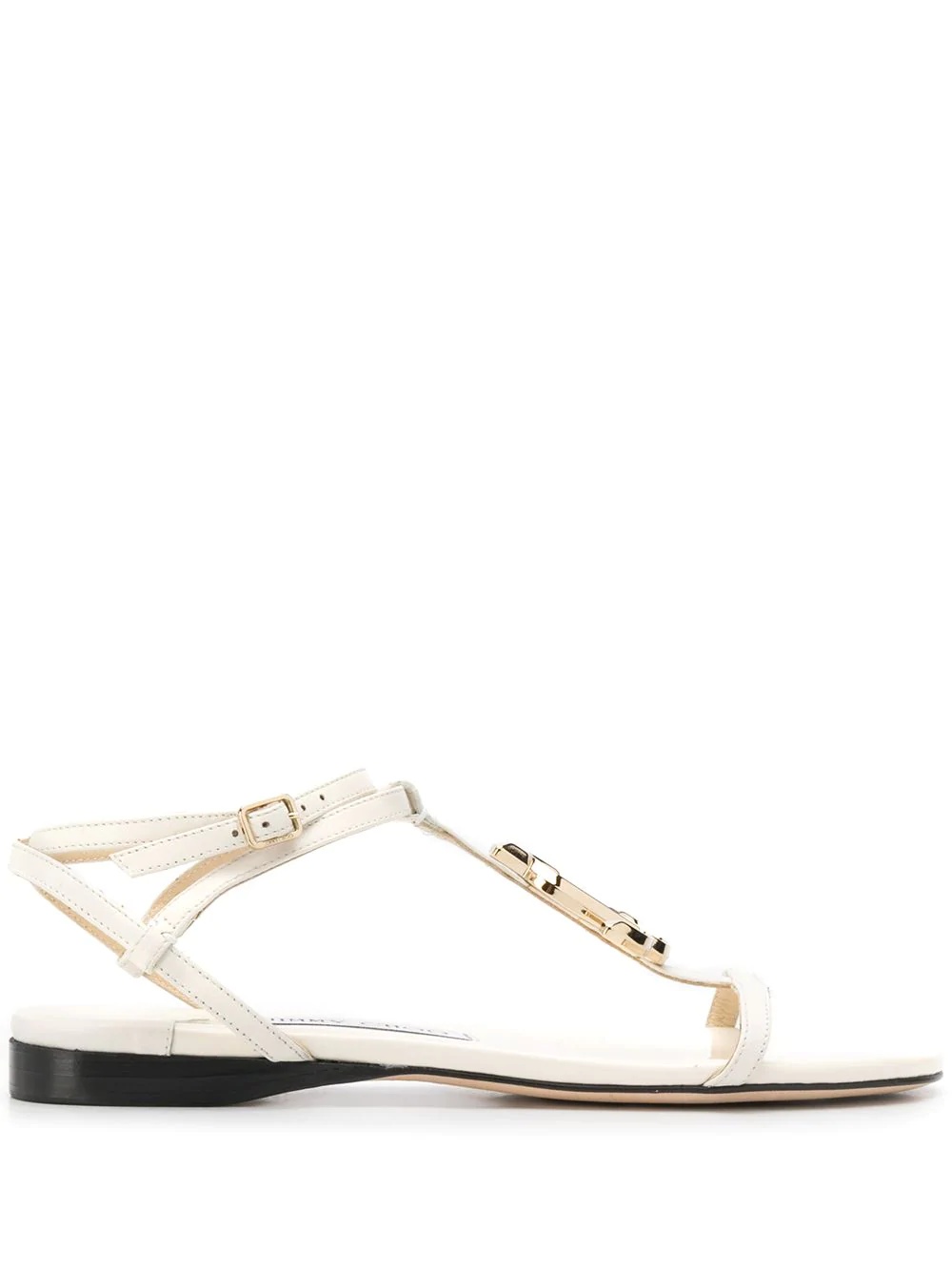 Alodie logo flat sandals - 1