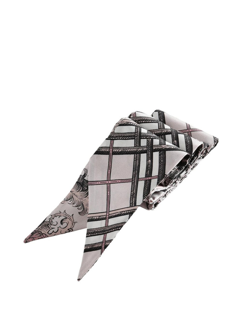 tartan graphic scarf 3