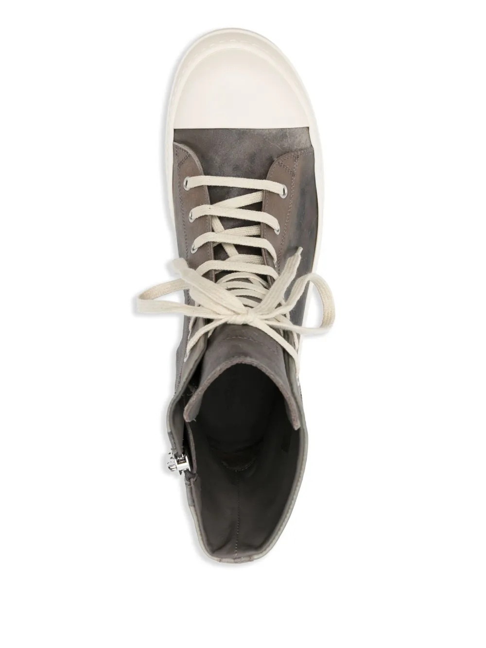 RICK OWENS - Men Transparent Leather Sneakers - 4