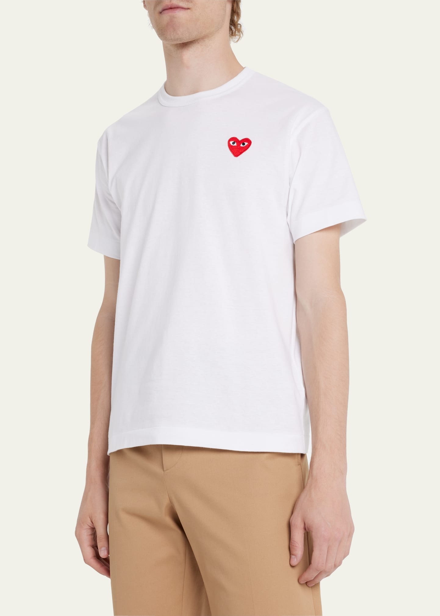 Men's Cotton Jersey Heart T-Shirt - 4