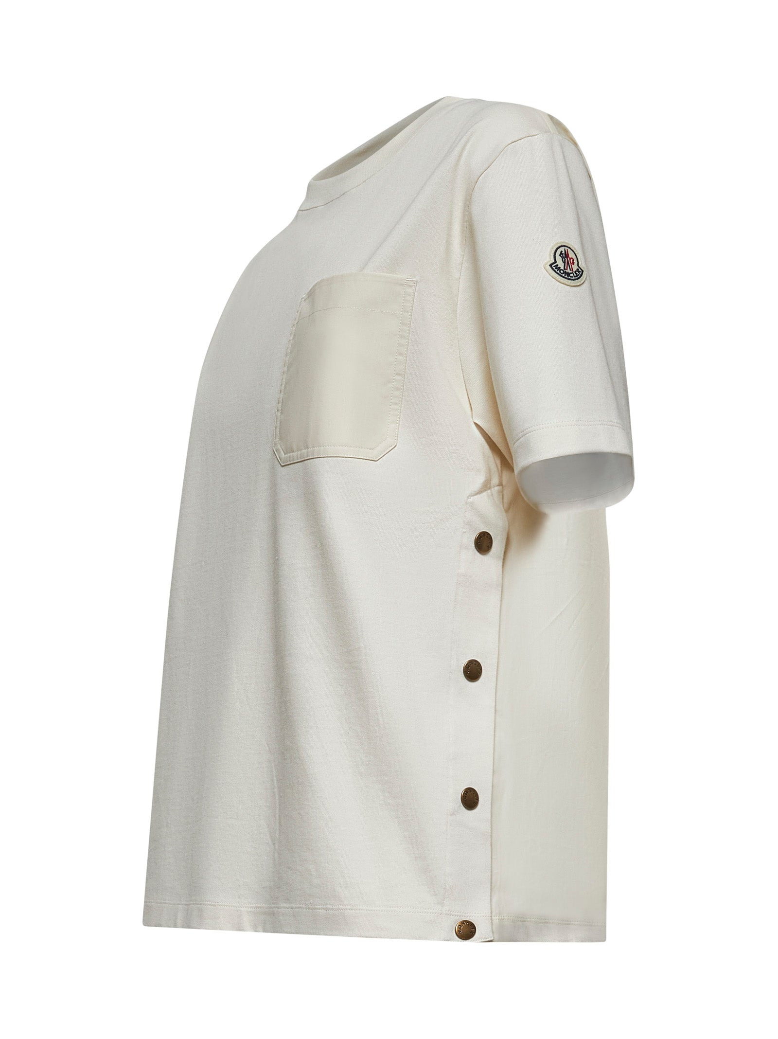 Ivory cotton pocket T-shirt - 3
