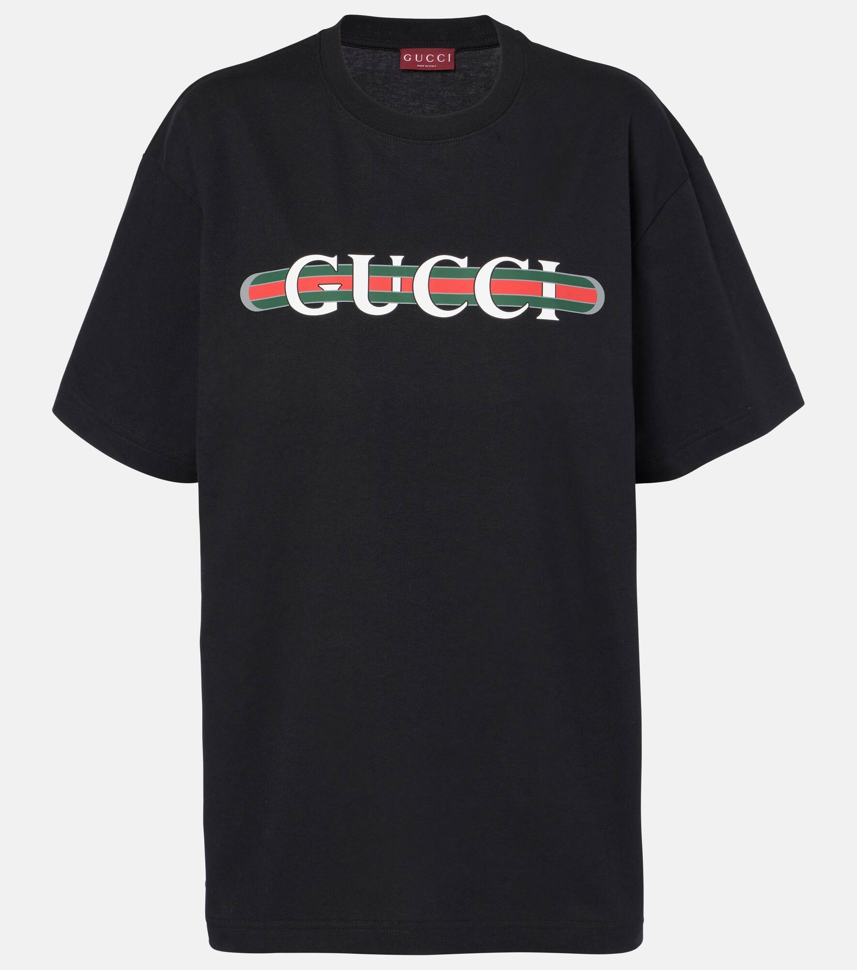 Gucci Lido printed cotton jersey T-shirt - 1