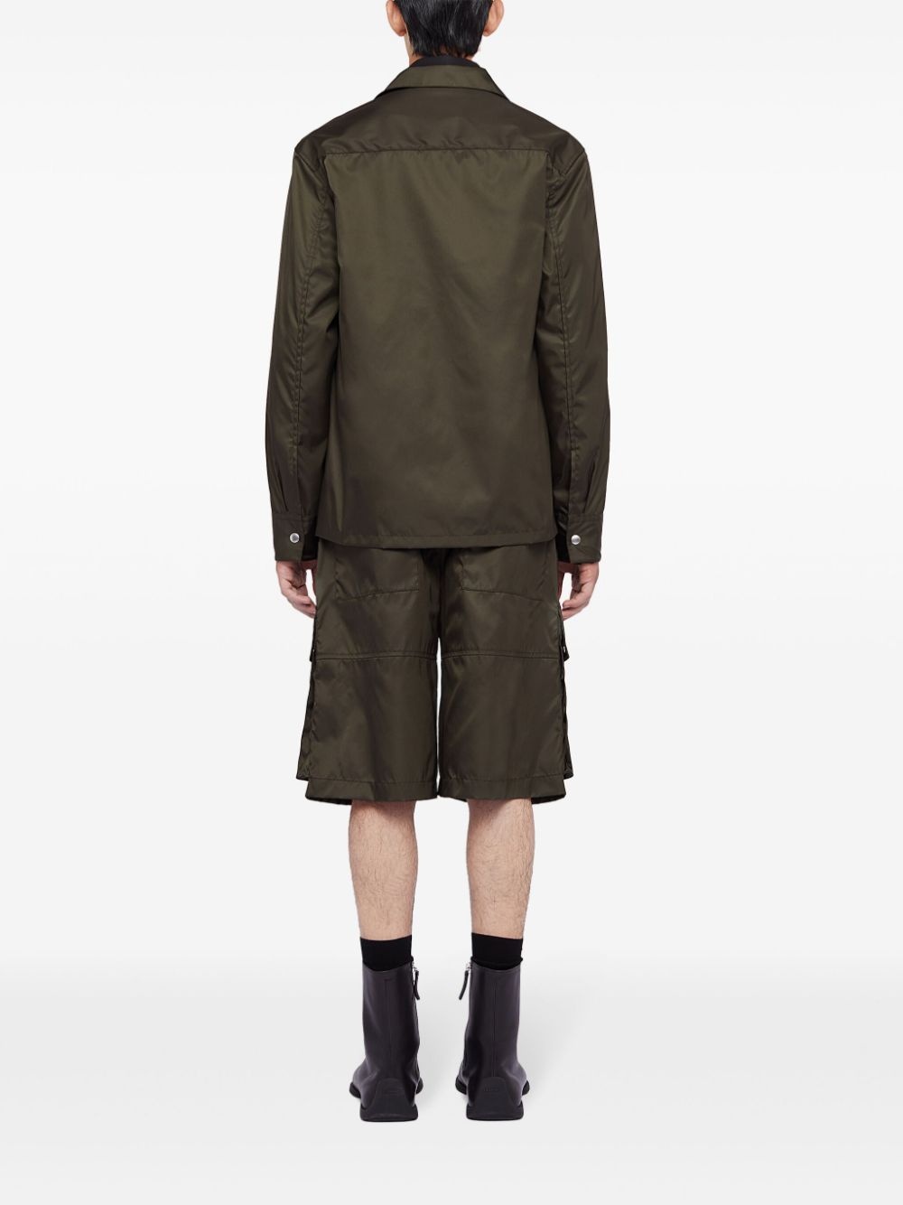 zip-up shirt jacket - 3