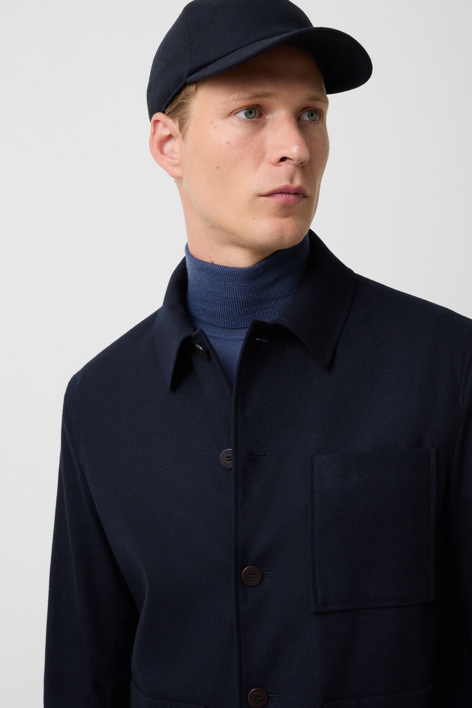 Overshirt Mirco in Navy blue - 5