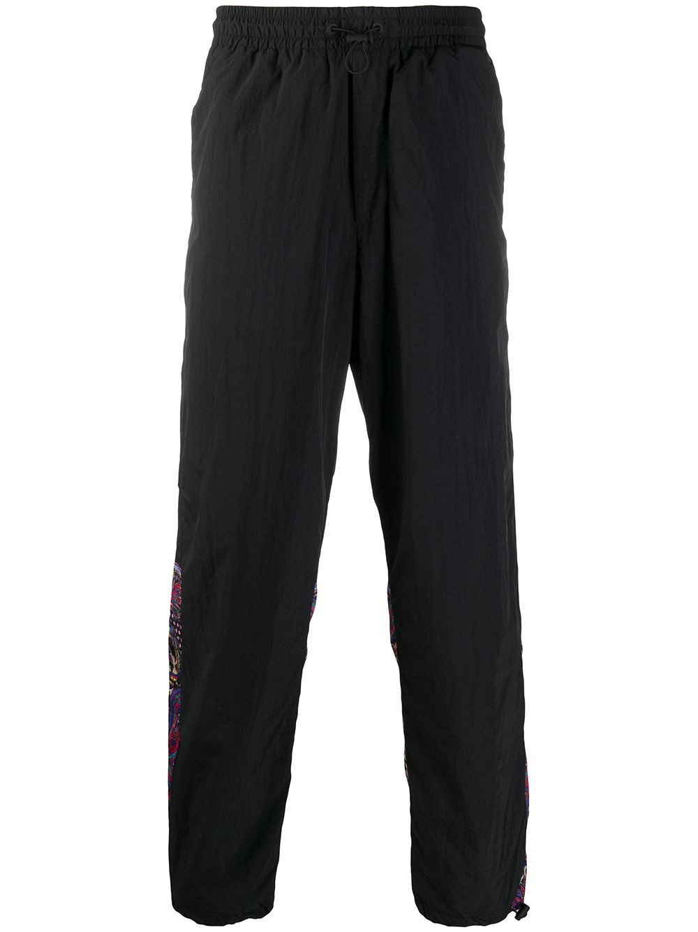 logo print track pants - 1