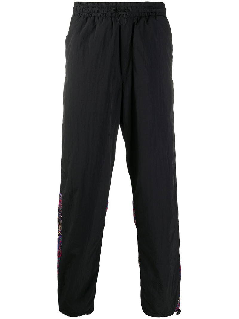 logo print track pants 1