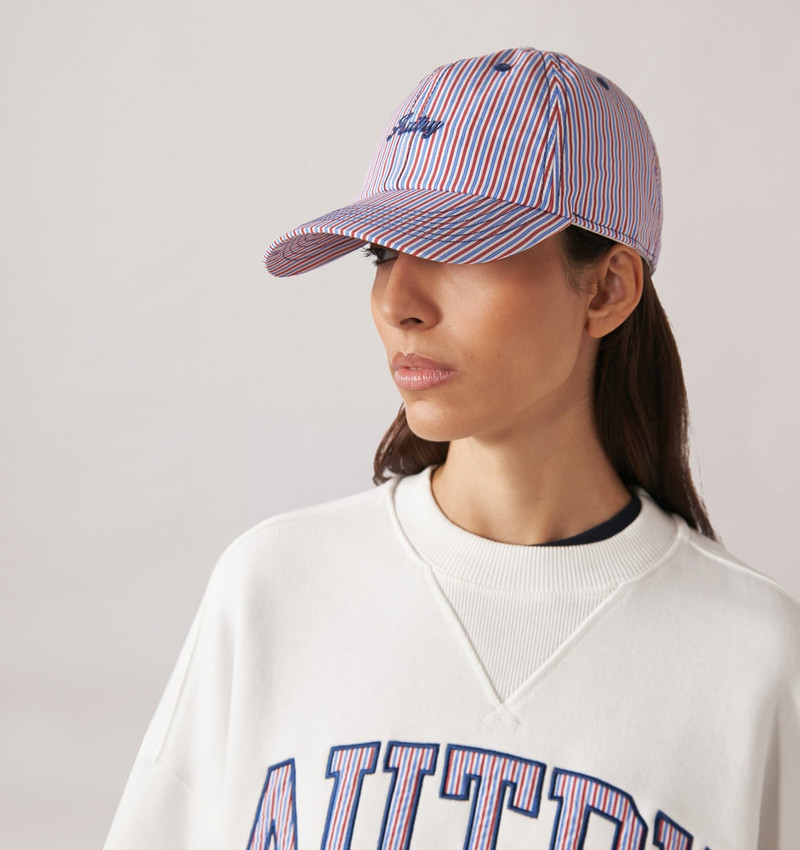 AUTRY BASEBALL CAP IN STRIPED COTTON UNISEX outlook