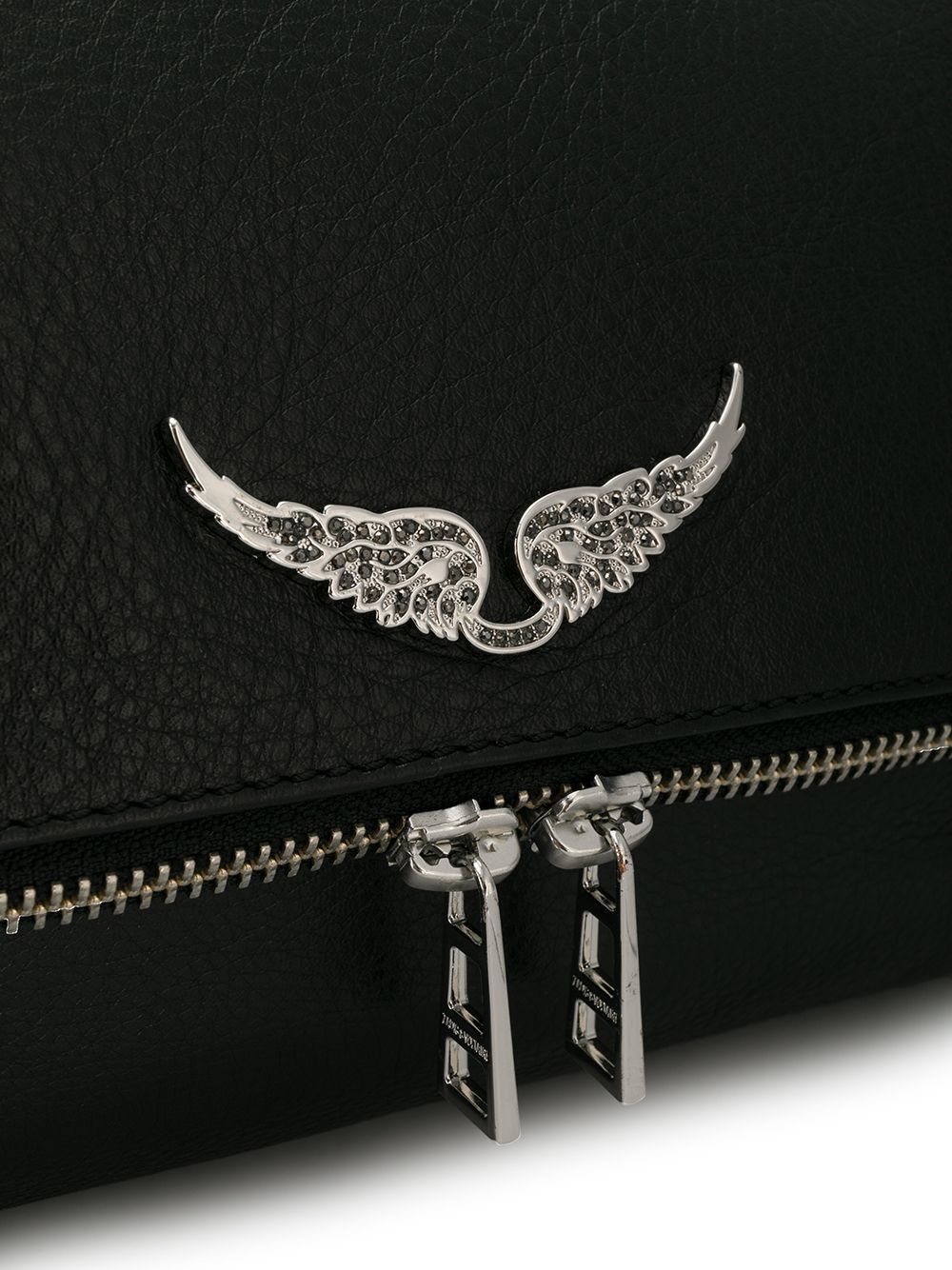 Zadig & Voltaire logo plaque crossbody bag REVERSIBLE