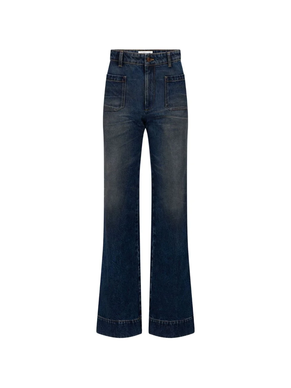 Alina patchwork-pocket jeans - 1