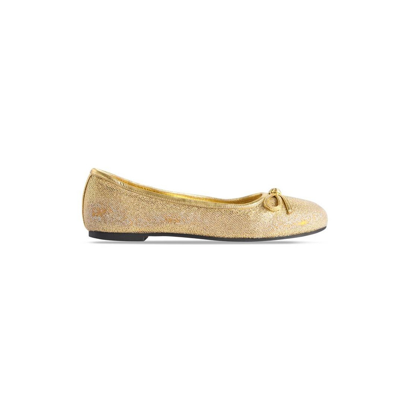 Women's Leopold Ballerina in Gold 1