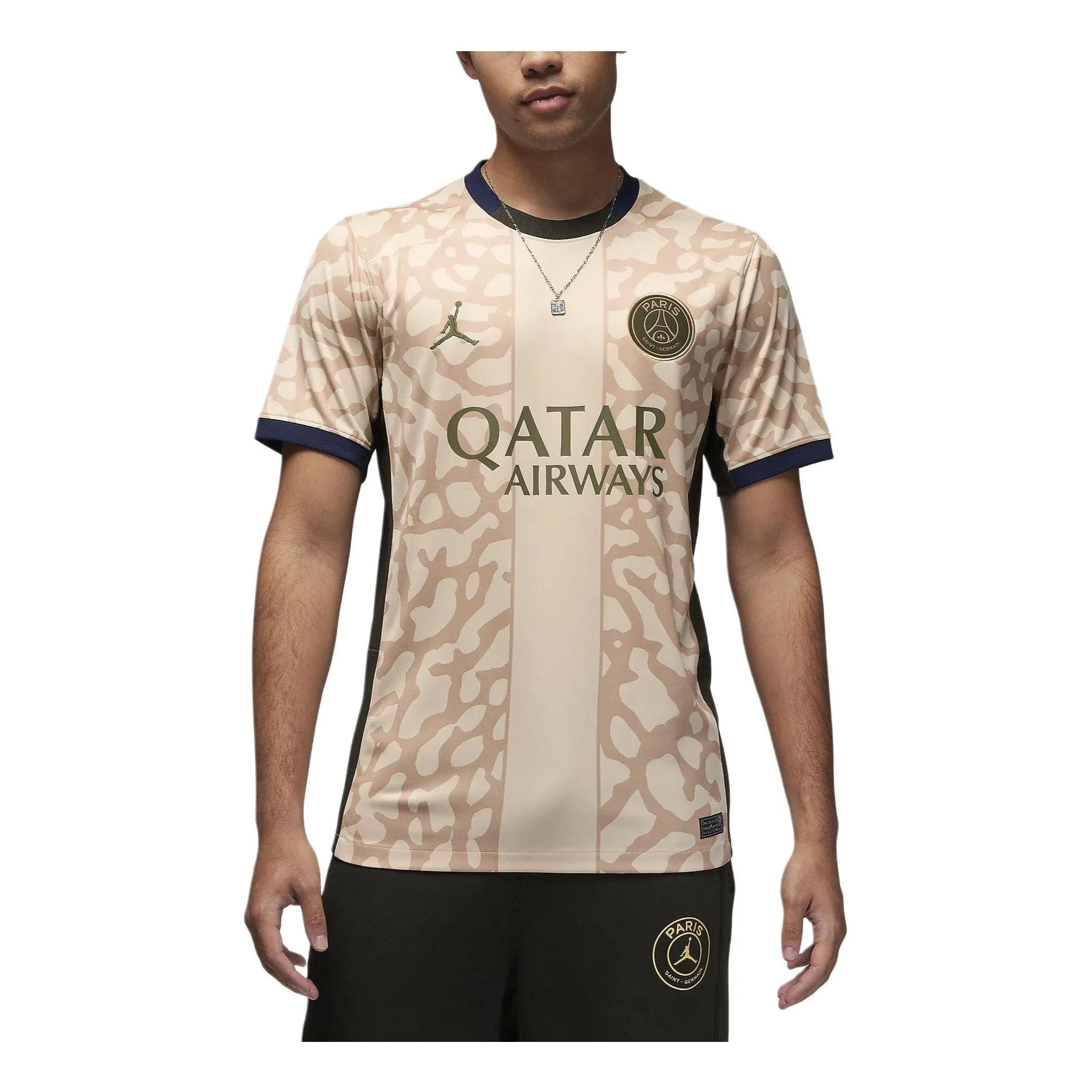 Air Jordan Paris Saint-Germain 23/24 Stadium Fourth Jersey 'Khaki Beige' FD6504-201 - 1