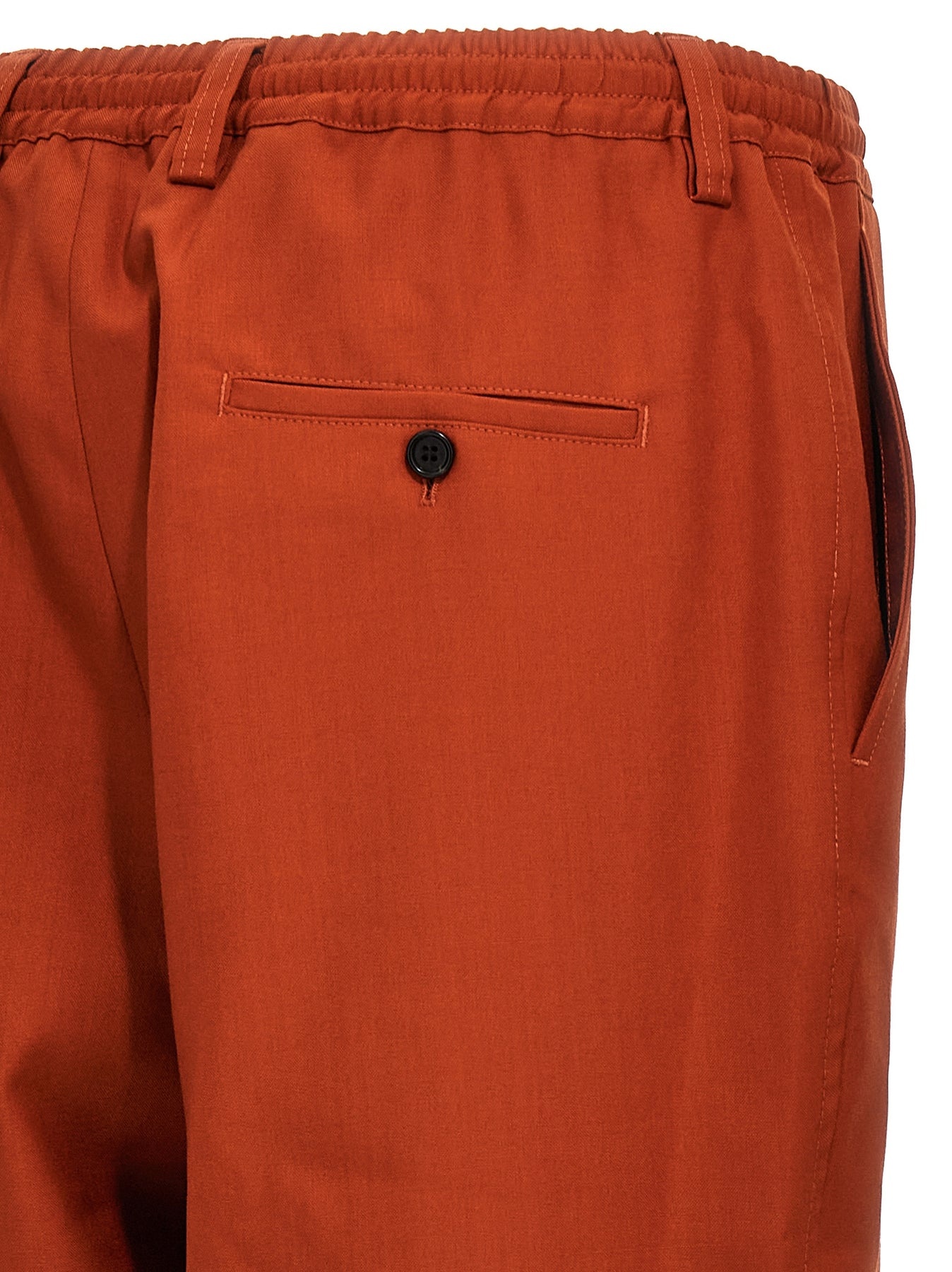 Wool Pants Orange - 4