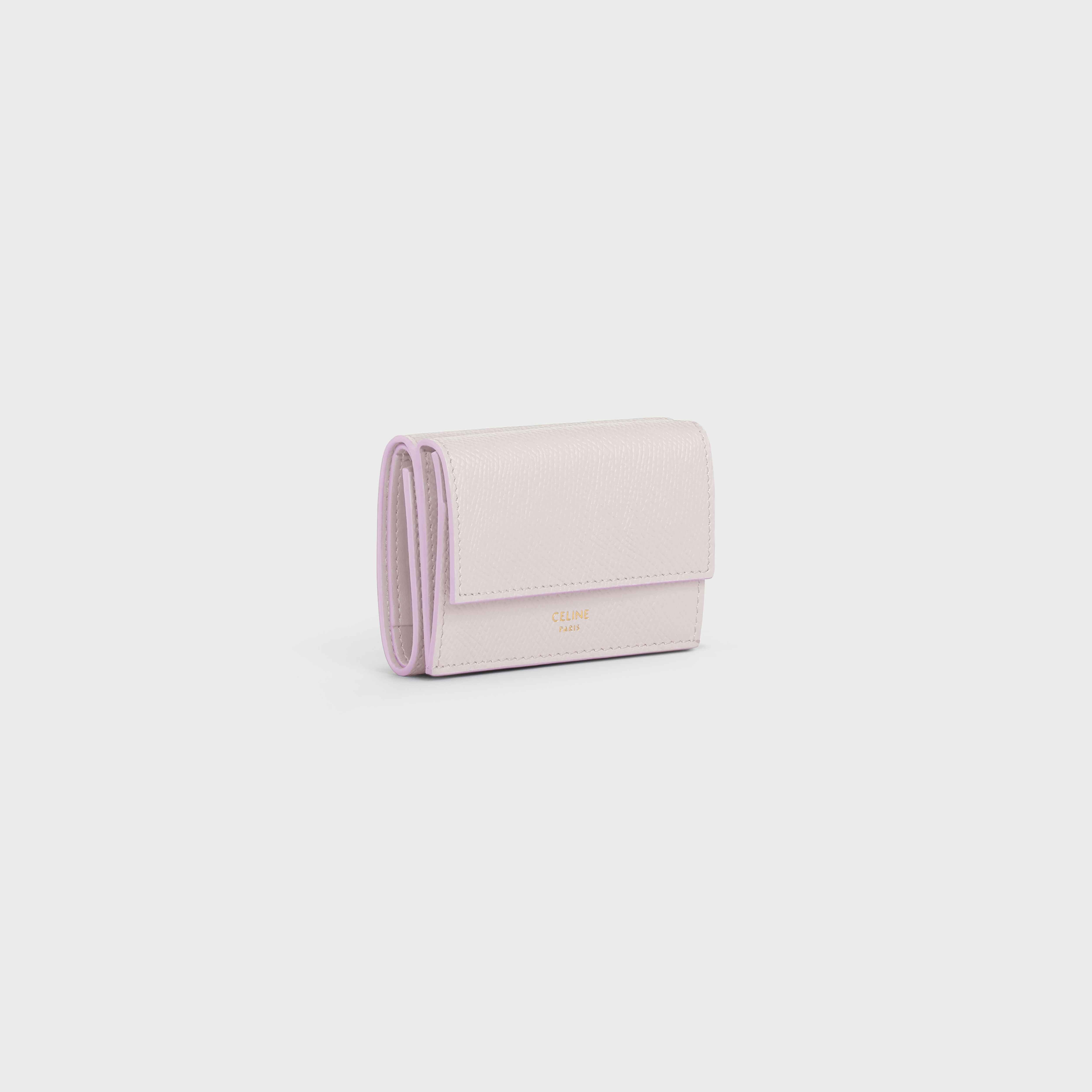 Folded Wallet in Grained Calfskin - 2