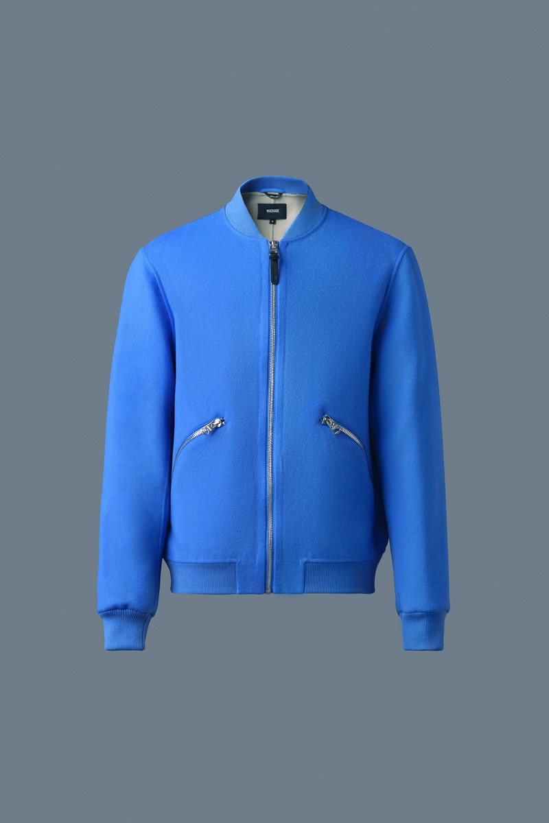 RAMONE-W Double-Face Wool Bomber Jacket 1