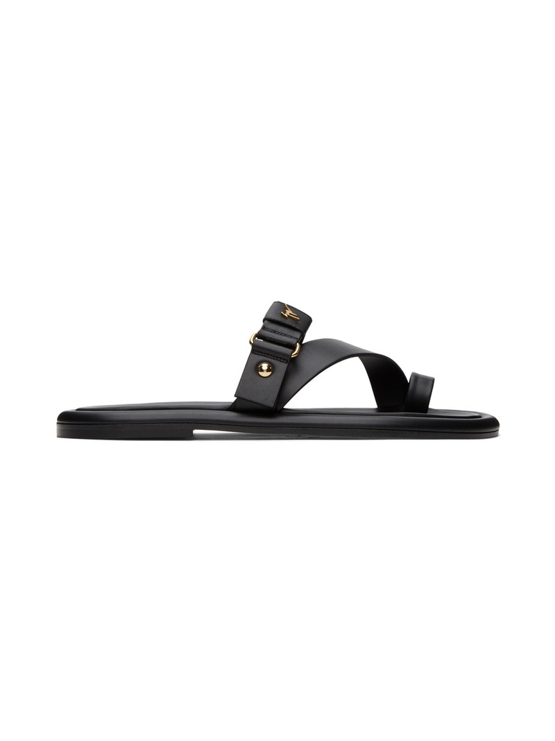 Black Taanguy Sandals - 1