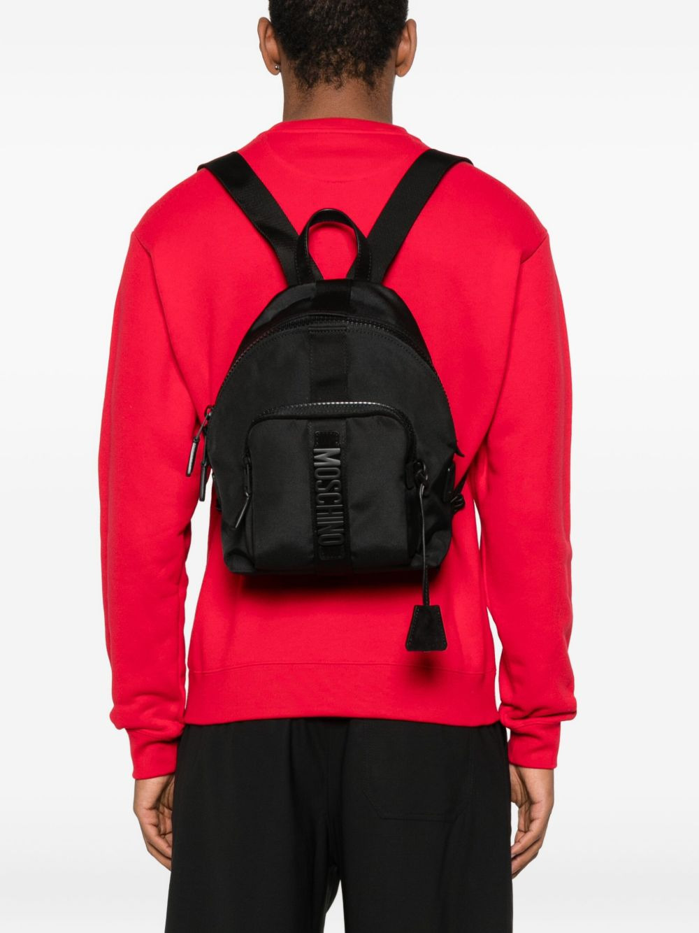 logo-plaque backpack - 2