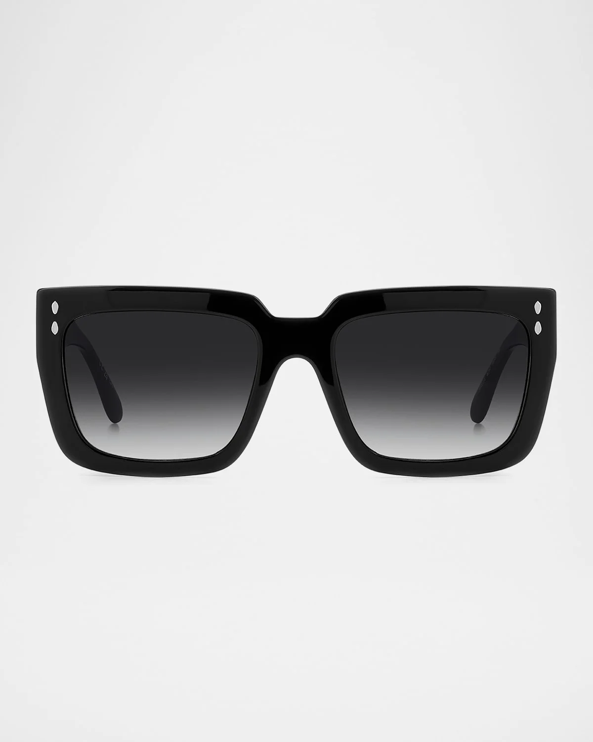 Gradient Square Acetate Sunglasses - 1