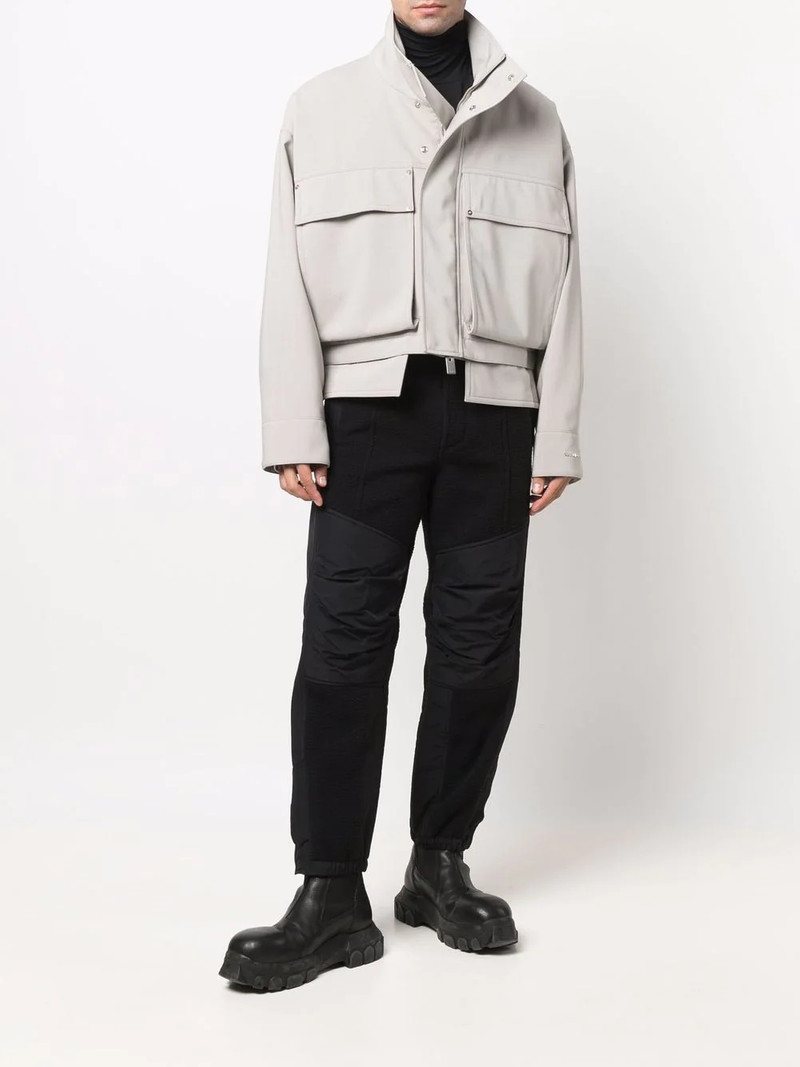 Alexander Wang logo-waistband panelled track pants outlook