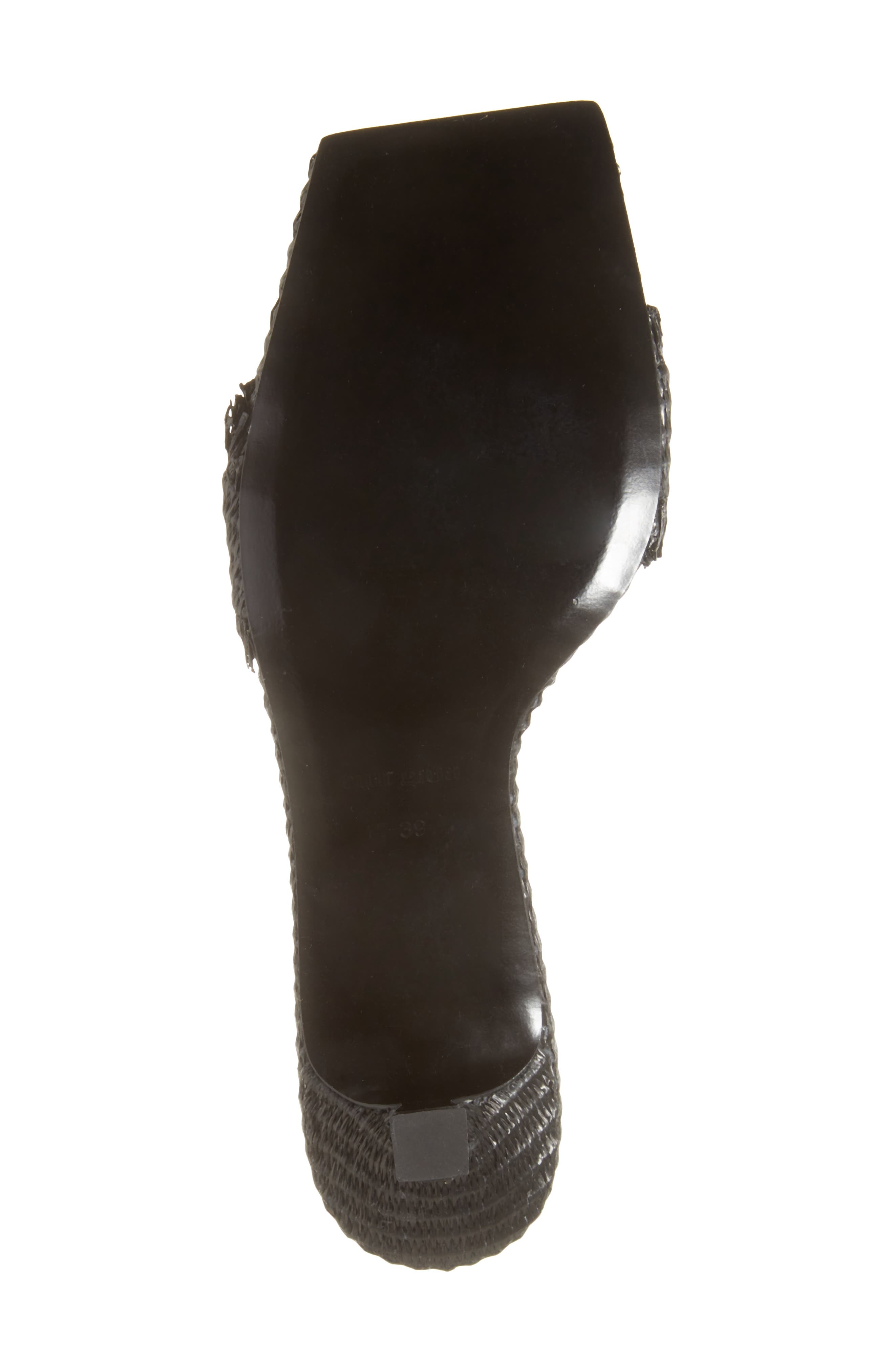 Cult Gaia Ada Raffia Slide Sandal in Black at Nordstrom - 6