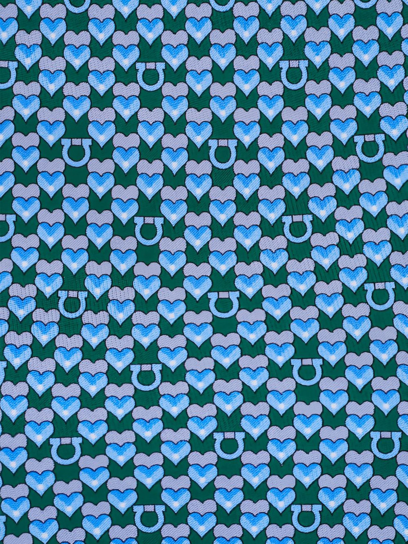 FERRAGAMO heart-print tie outlook