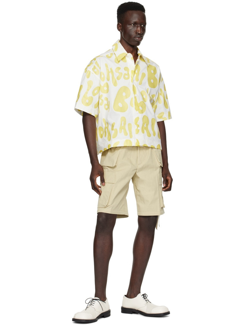 BONSAI White & Yellow Printed Shirt outlook