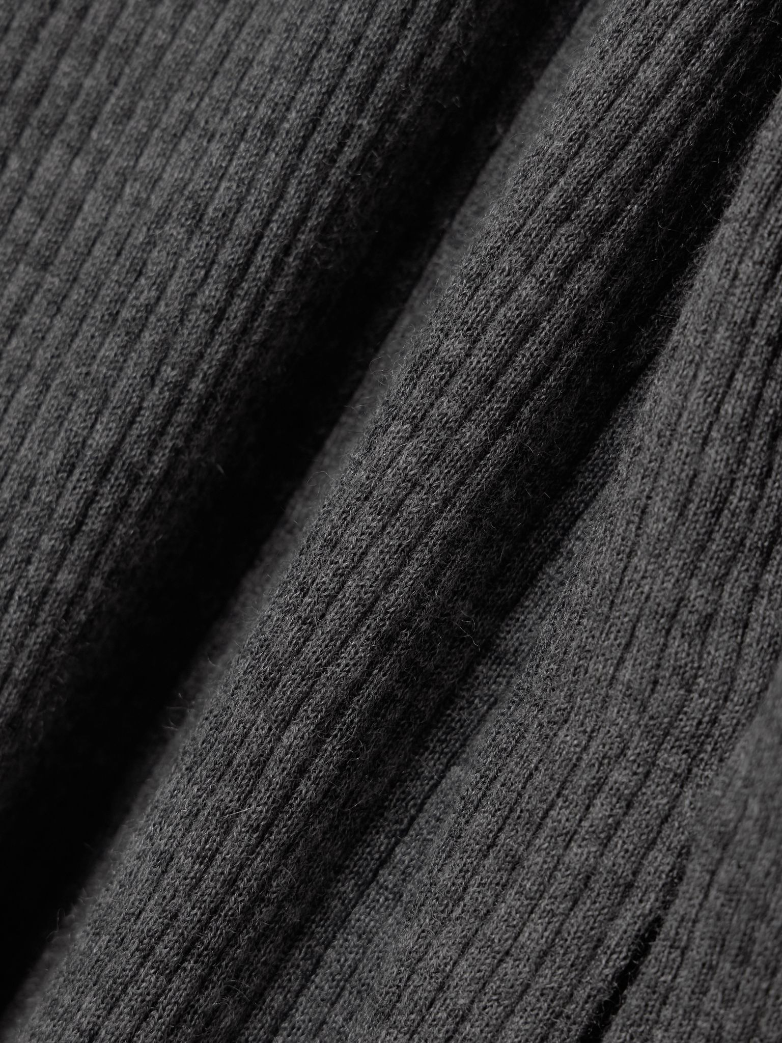 Belsize ribbed organic cashmere sweater Gray - 5