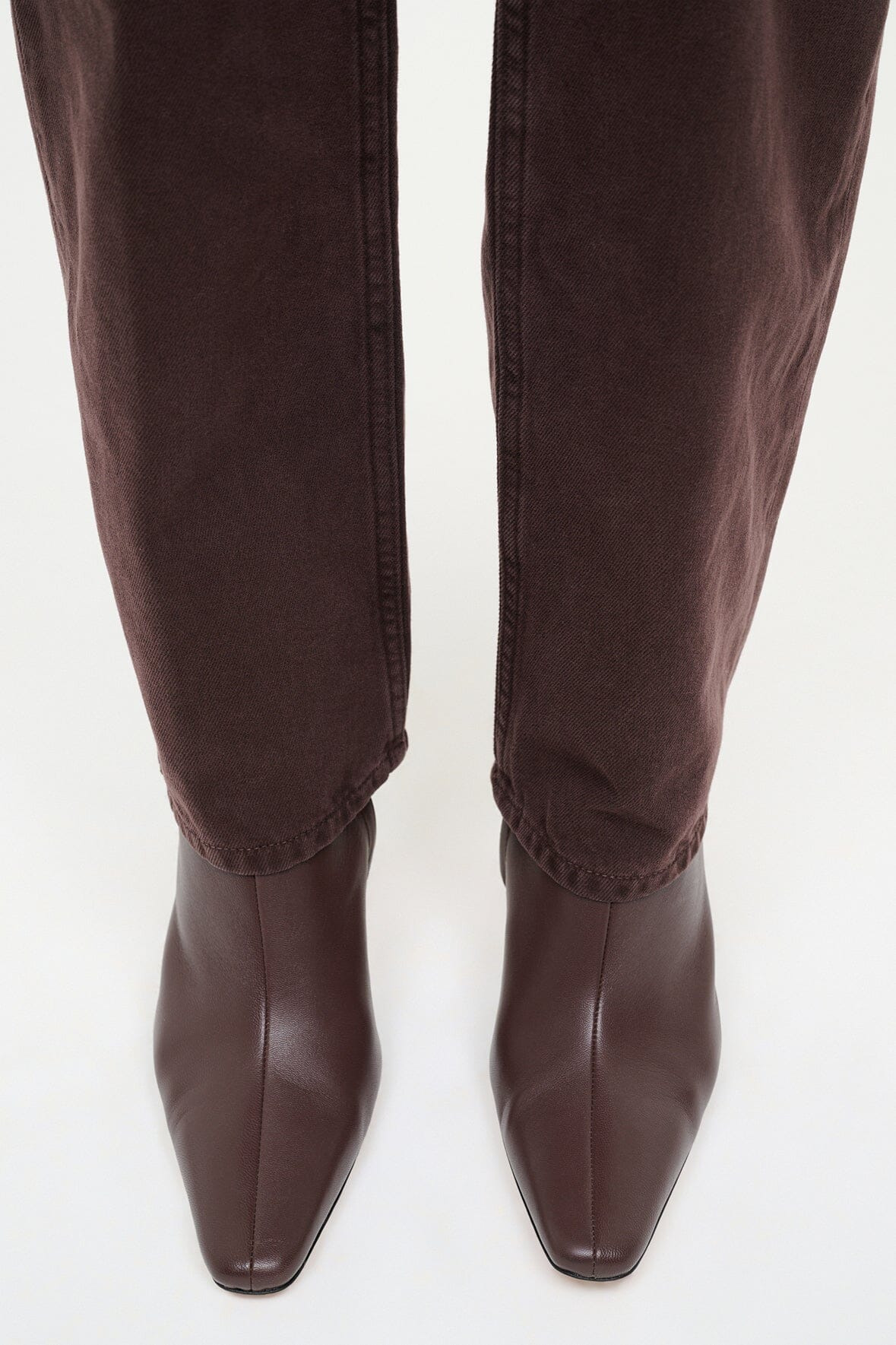 STAUD WALLY ANKLE HIGH HEEL BOOT ESPRESSO - 6