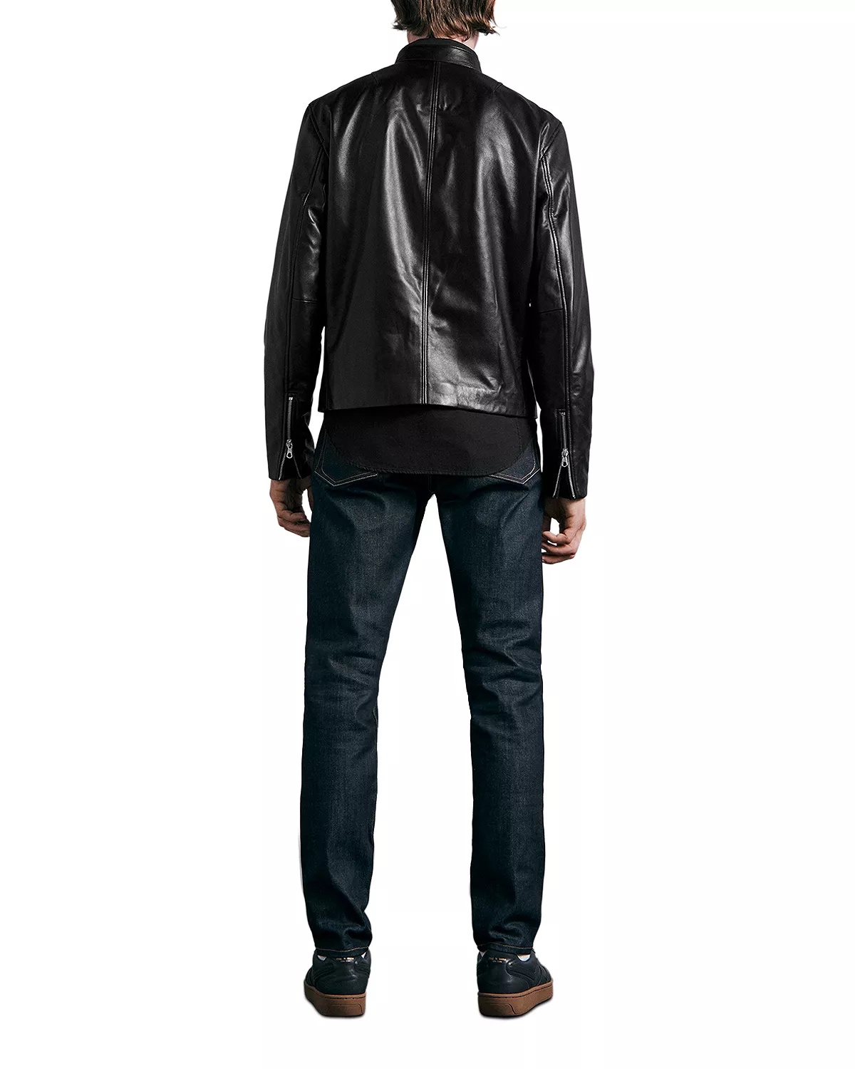 ICONS Archive Cafe Leather Racer Jacket - 3