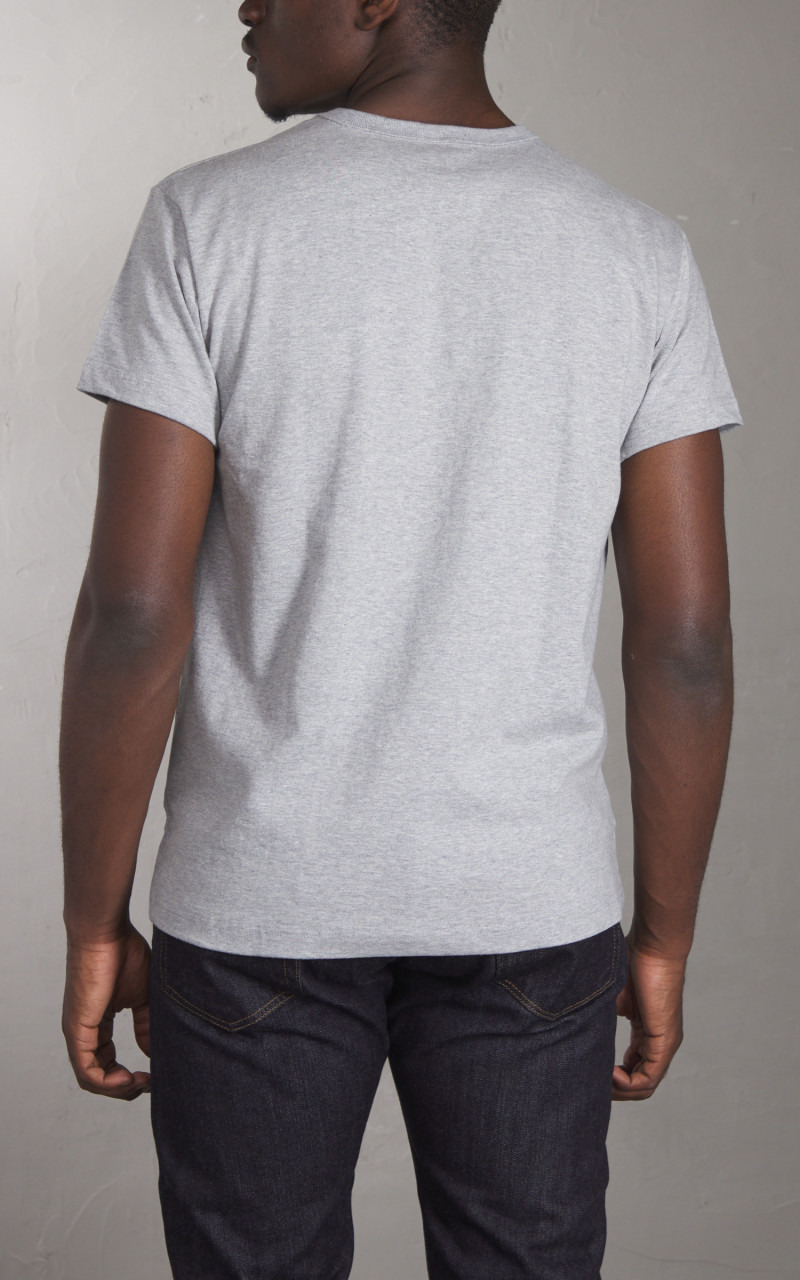HEAVYWEIGHT T-SHIRT 2 PACK HEATHER GREY - 3