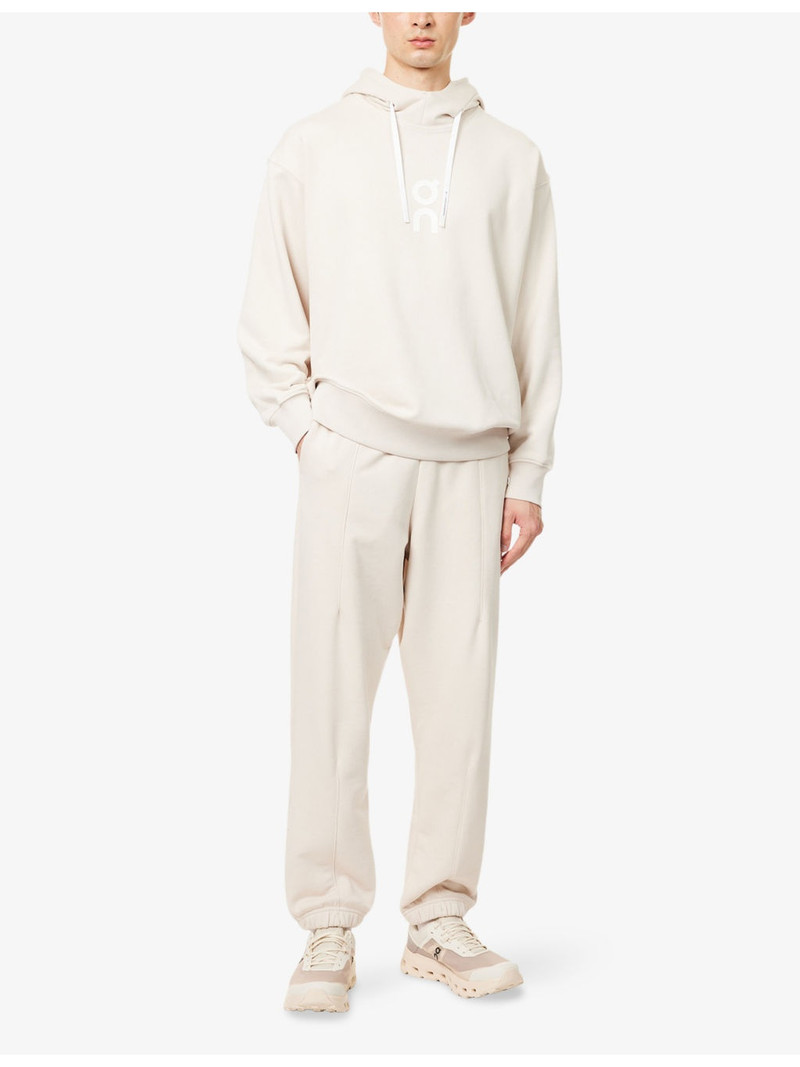 On Club Brand-Print Cotton-Blend Hoody outlook