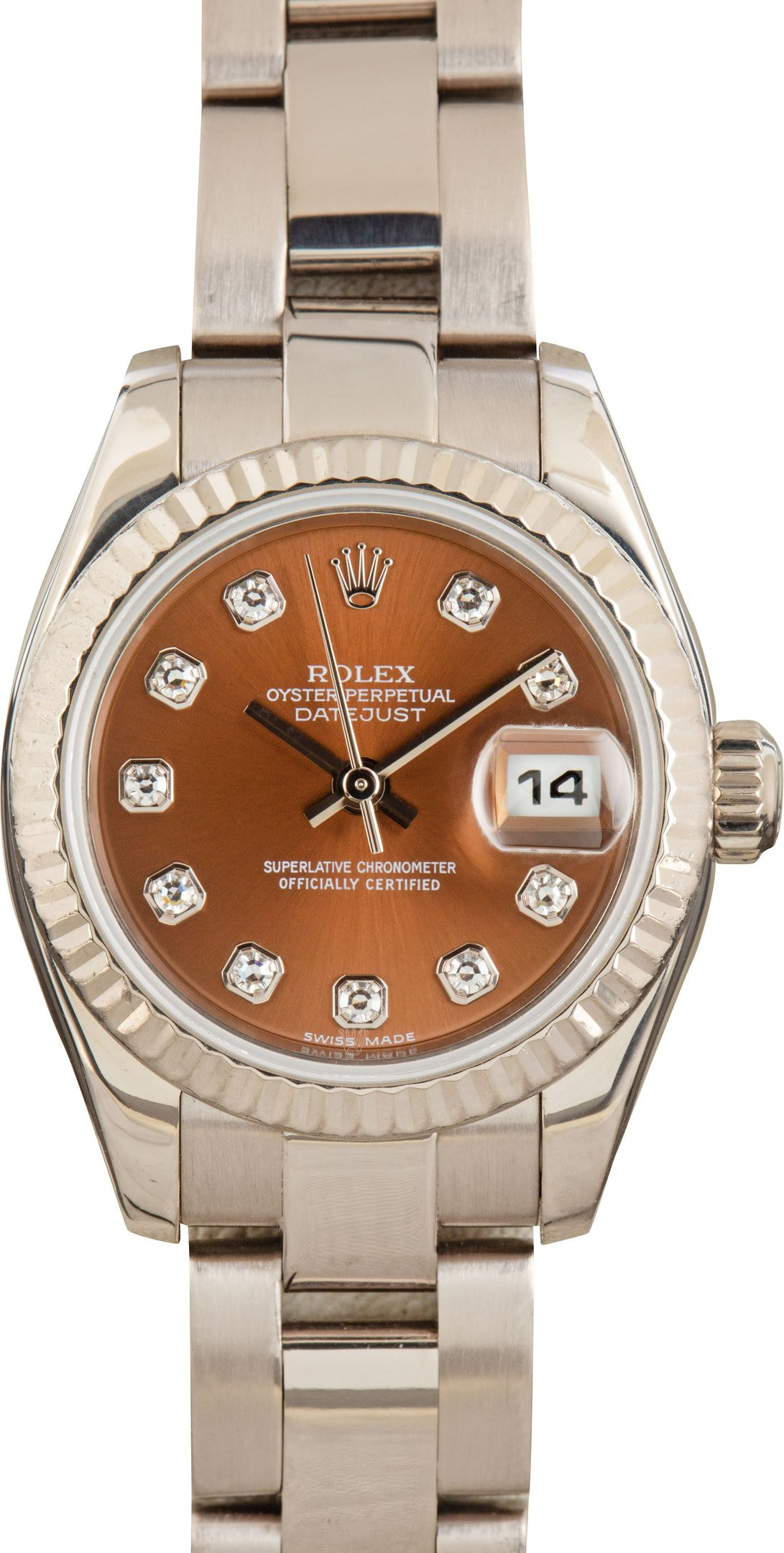 Rolex Datejust 179179 Bronze Diamond Dial - 1