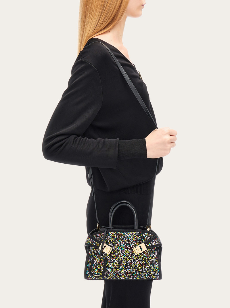 FERRAGAMO Hug handbag with crystals (S) outlook