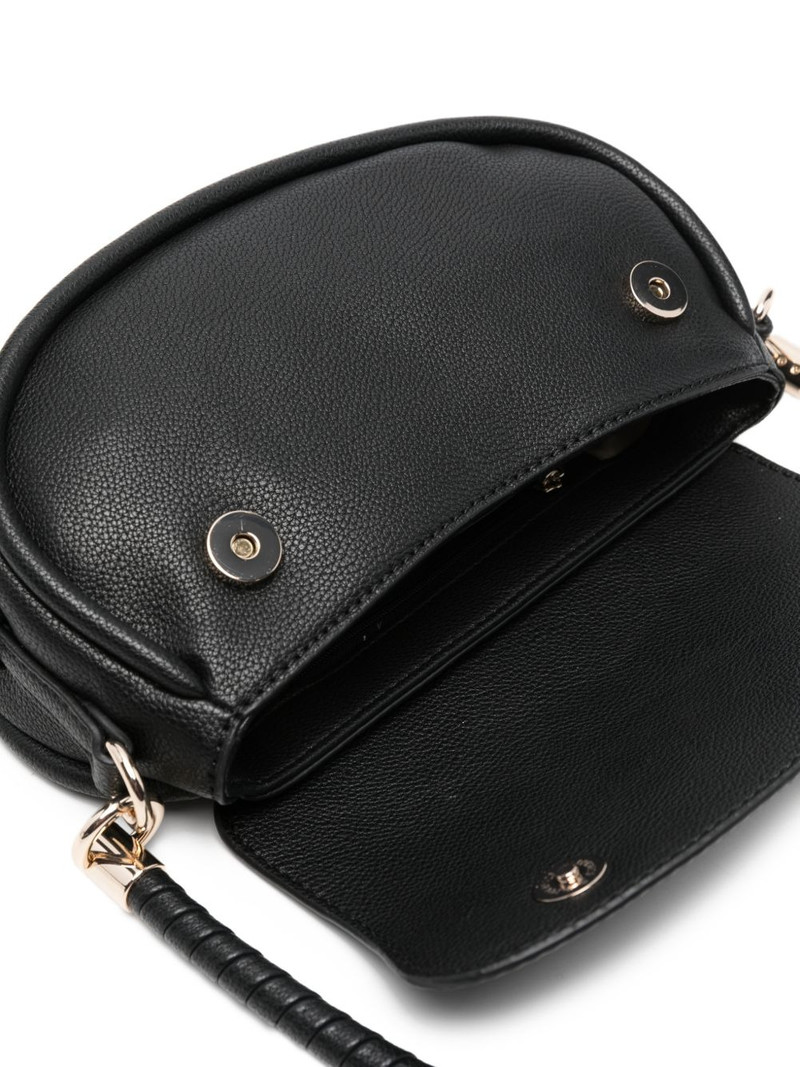 Danya triangle logo leather tote bag 4