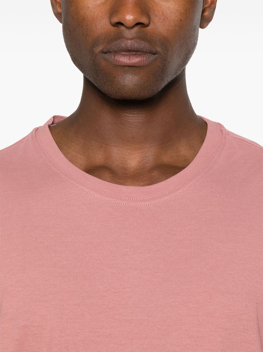 round-neck cotton T-shirt - 5