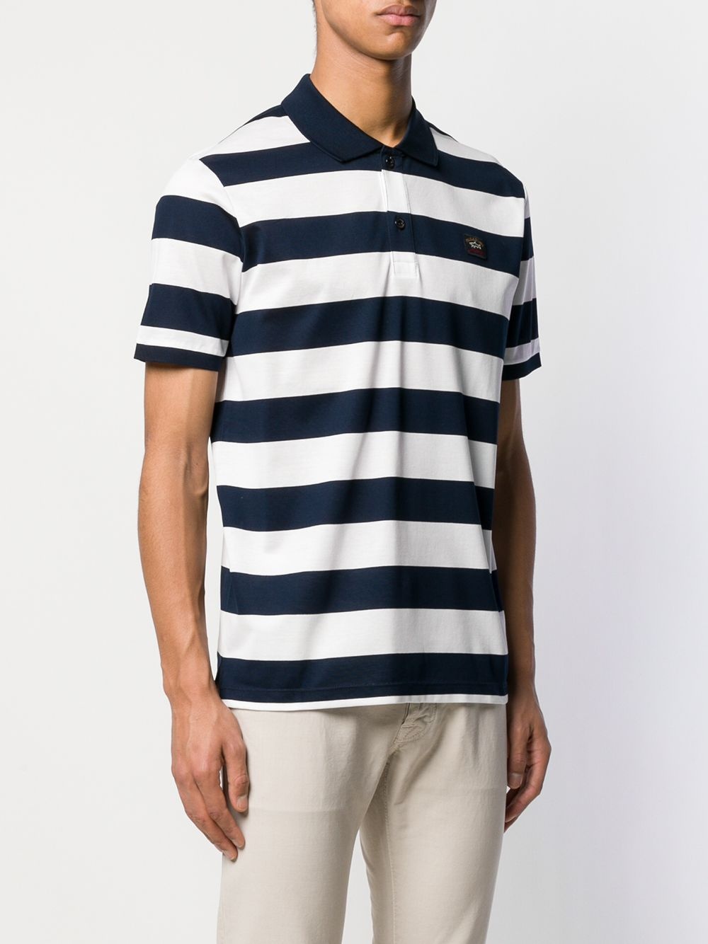 striped polo shirt - 3