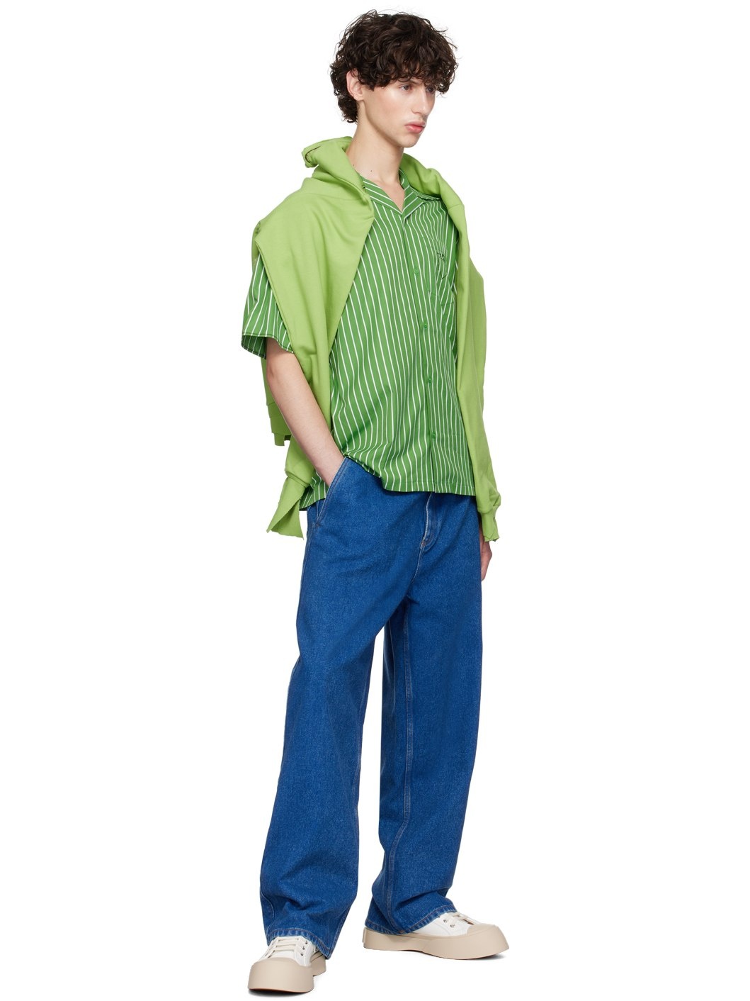 Blue Coated Jeans - 4