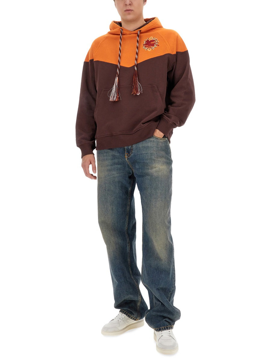 Etro Men Hooded Sweatshirt With Logo - 2