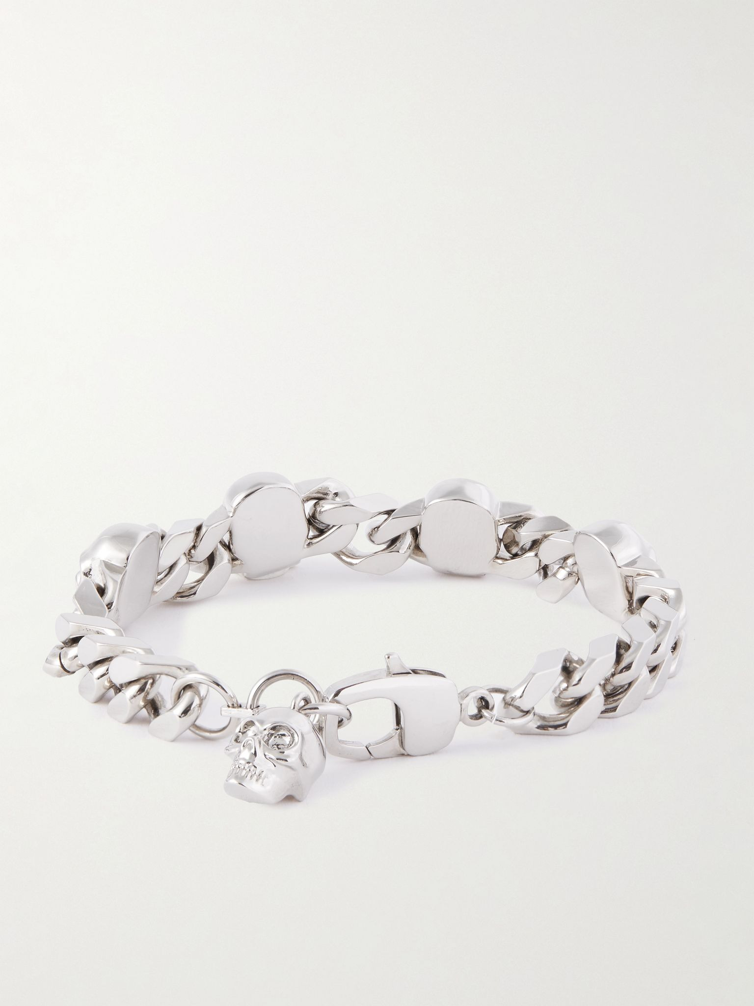 Silver-Tone Chain Bracelet Silver - 3