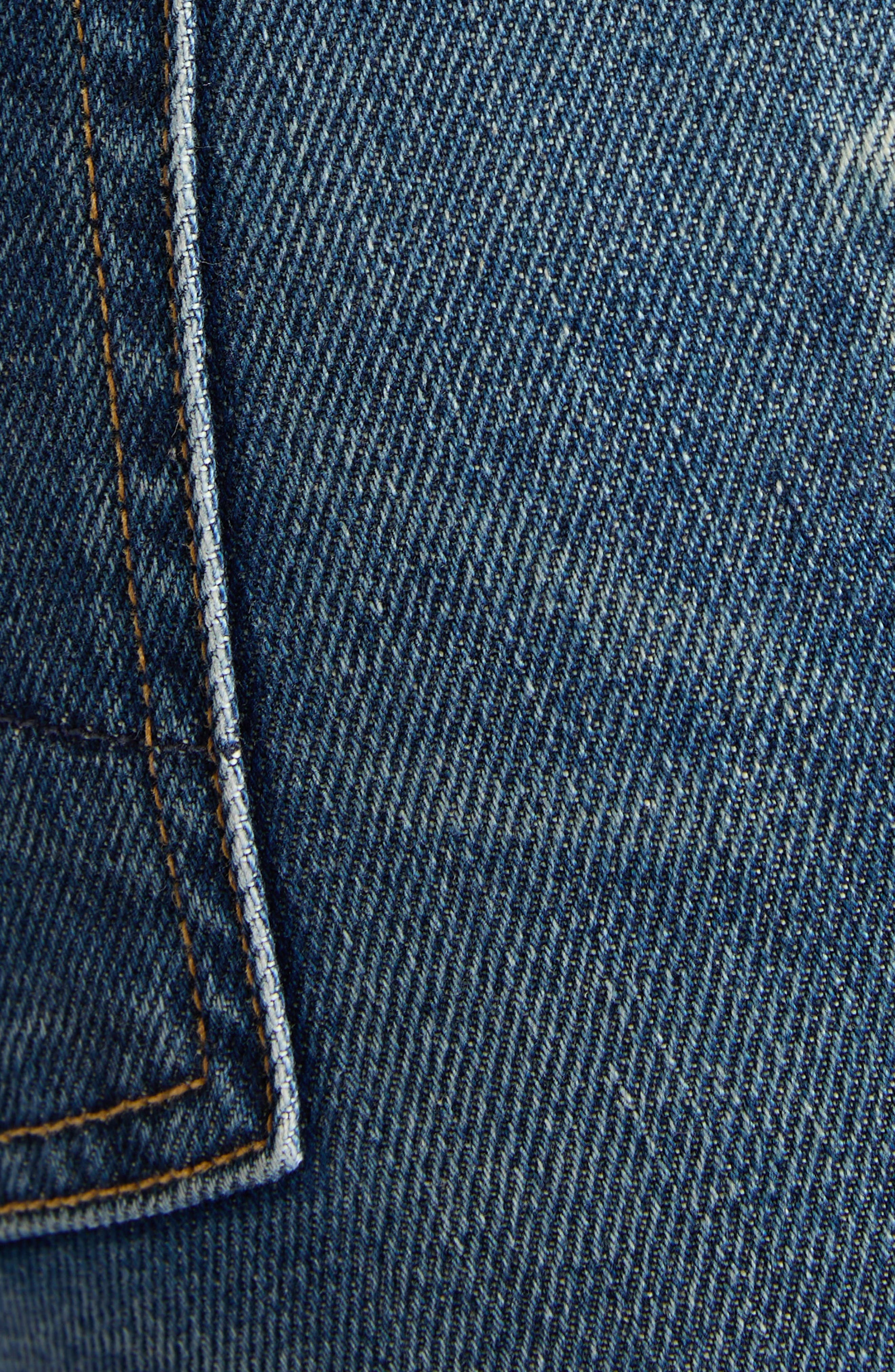 TOM FORD Stonewashed Bootcut Jeans in Hb772 Mid Blue at Nordstrom - 5
