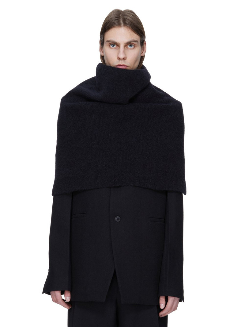 Cowl hooded-collar cape 1