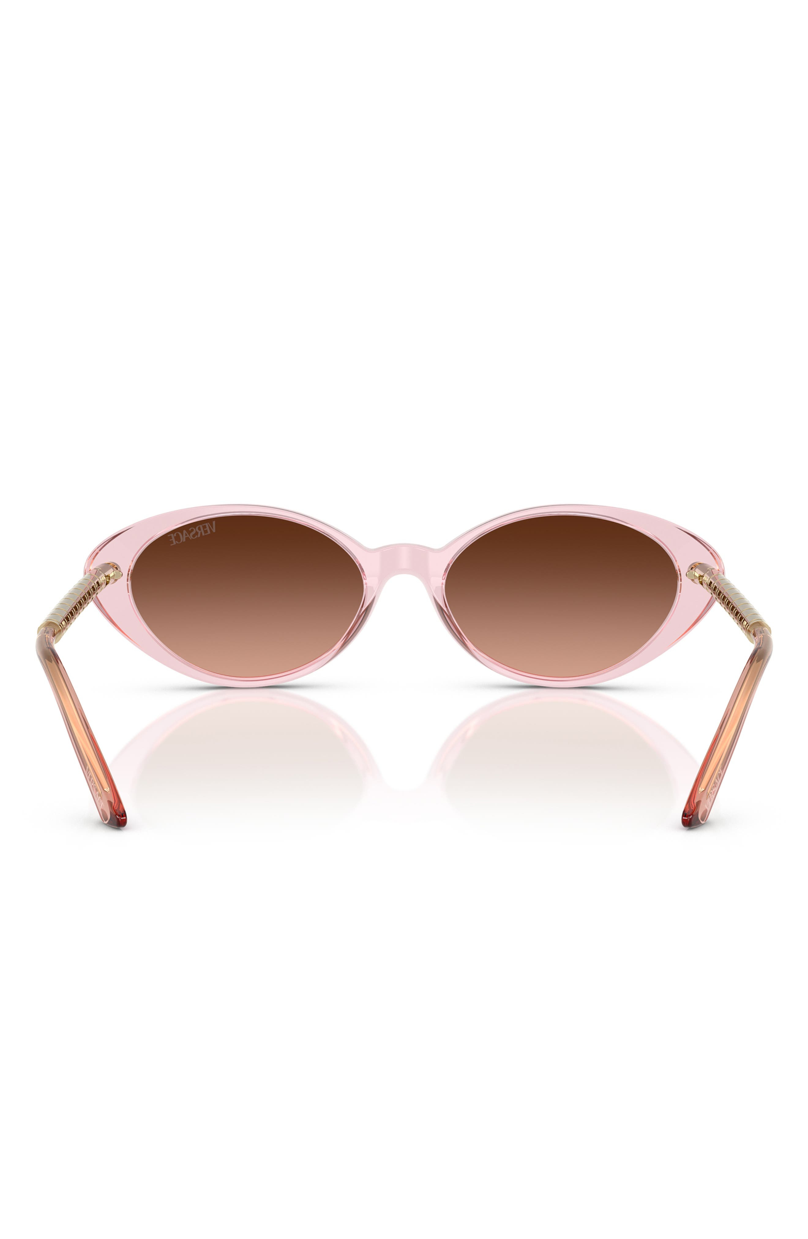 54mm Gradient Oval Sunglasses - 4