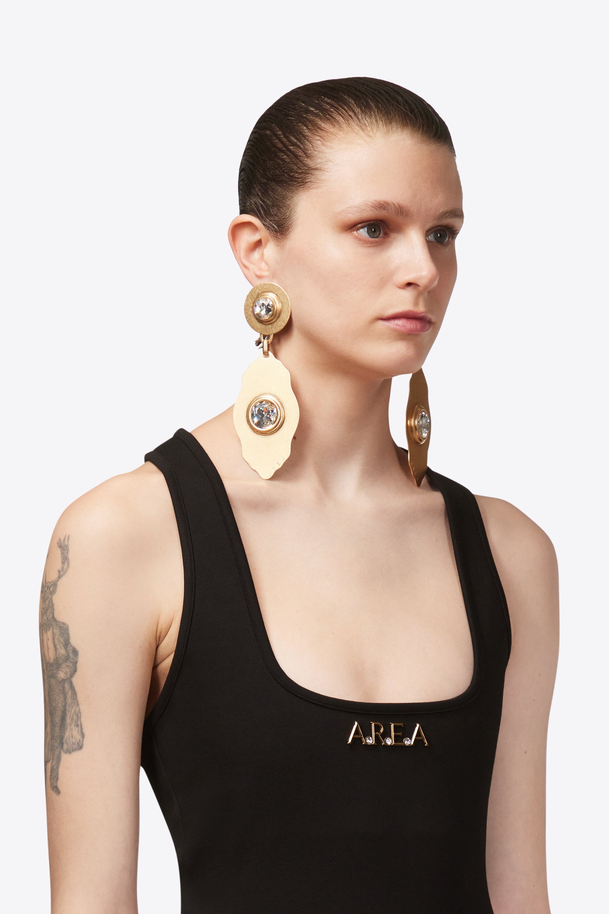 PLATE DROP EARRINGS - 3