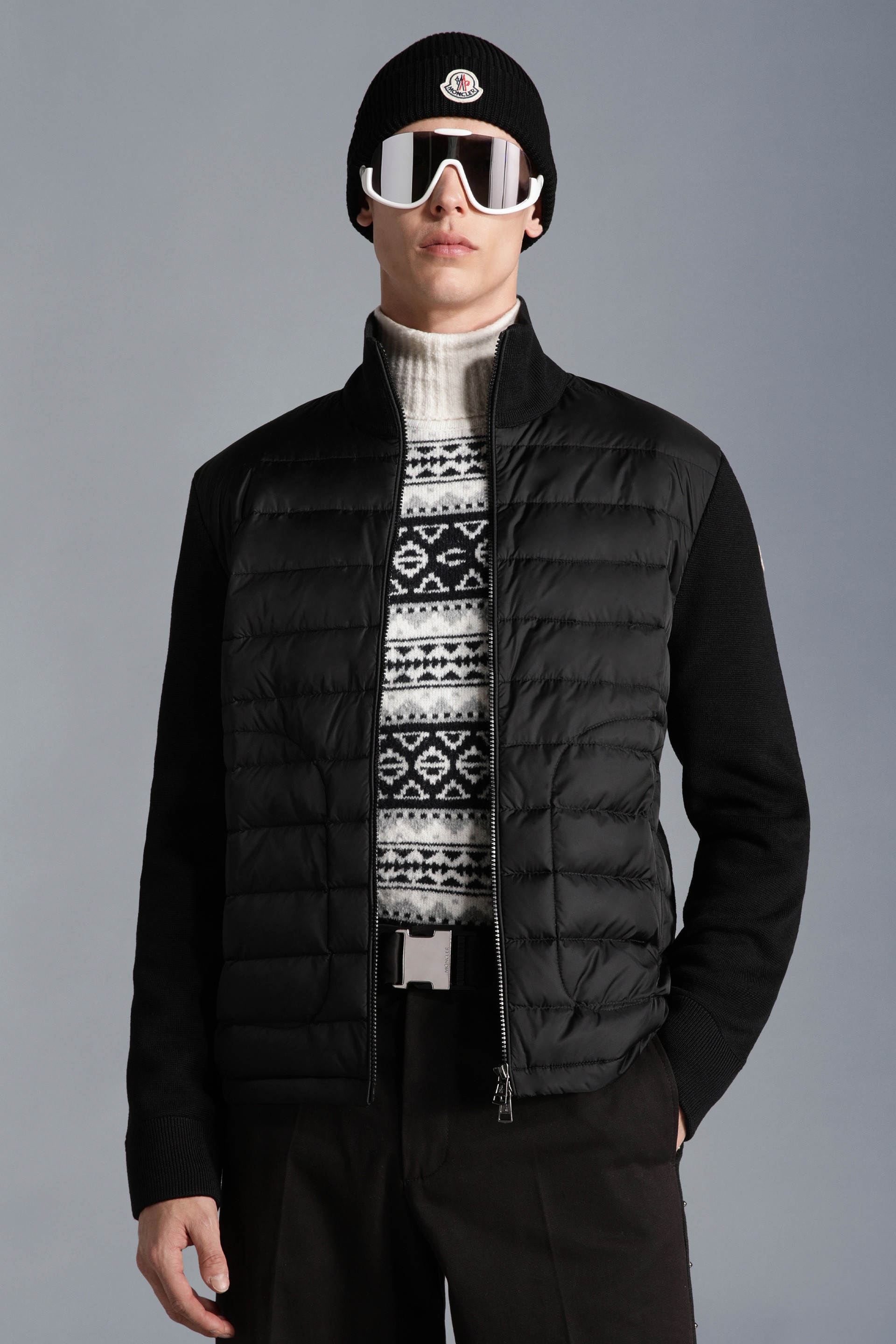 Padded Wool Cardigan - 2