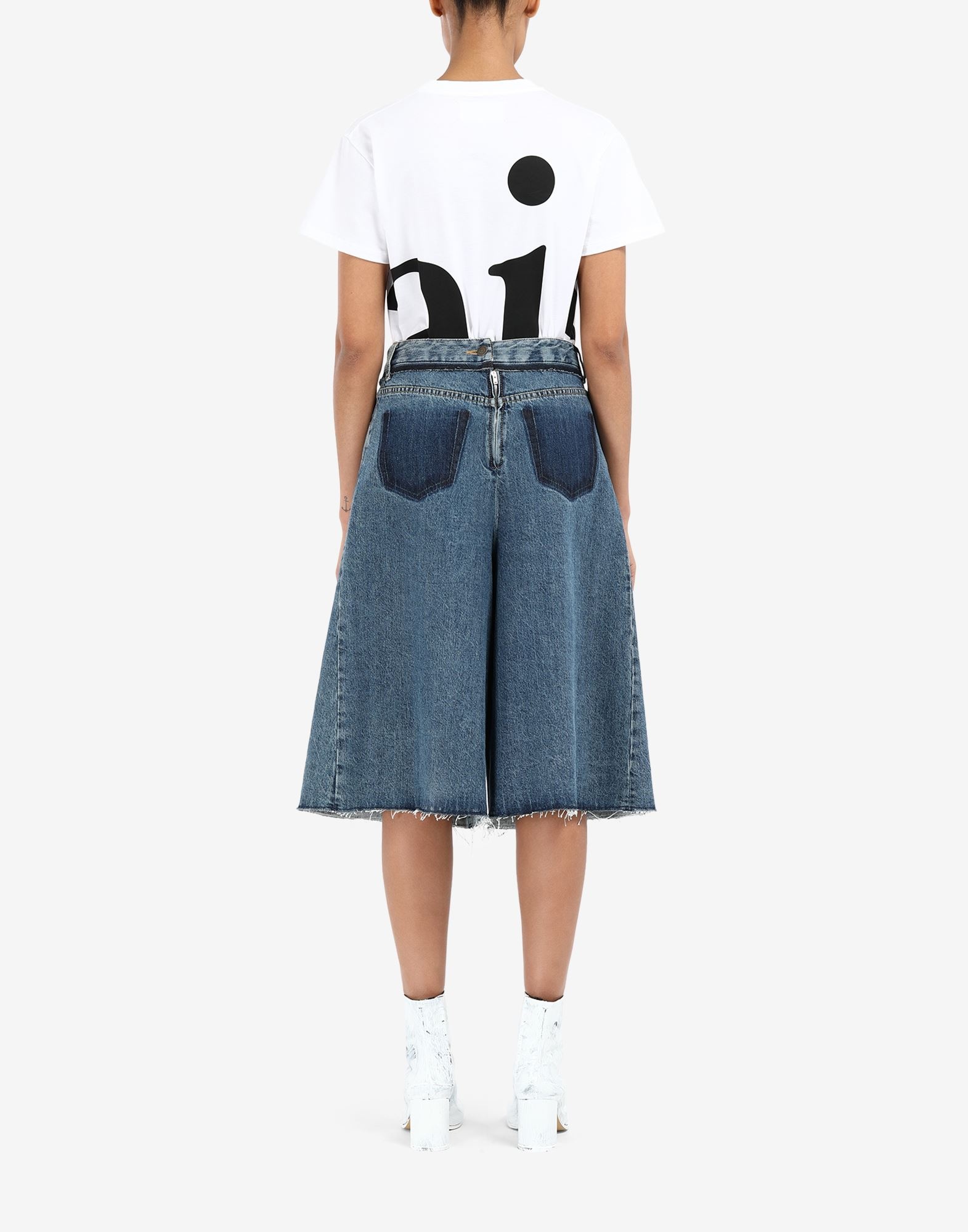 Denim culottes - 4