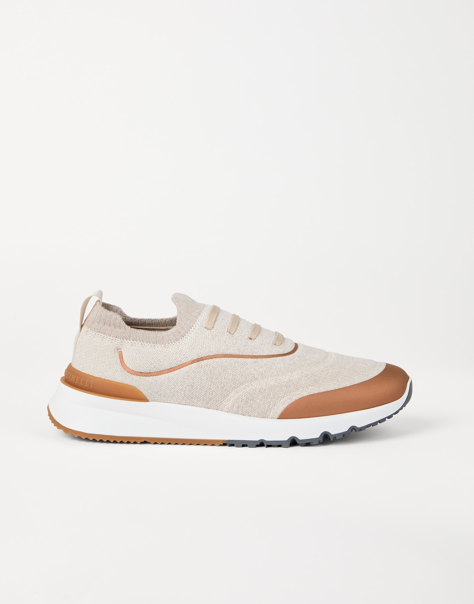 Techno cotton knit runners with heat-bonded details - 5
